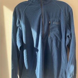 Columbia Titanium Blue and Gray Fleece Jacket